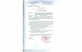 Công ty CP Đầu tư KCN Dầu khí Long Sơn công bố thông tin đơn vị ký hợp đồng kiểm toán BCTC năm 2019.